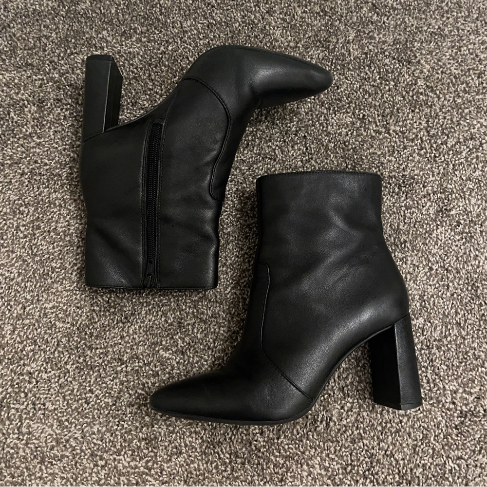 Women’s INC Black Heeled Ankle Boots